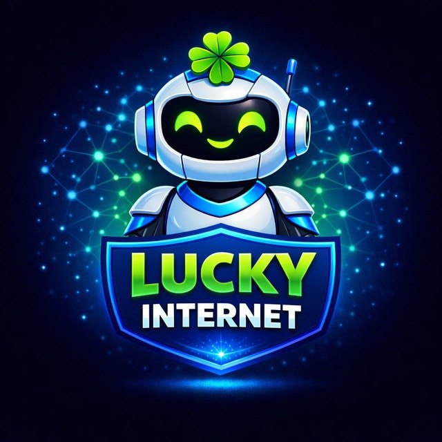 Lucky Internet — робот с клевером